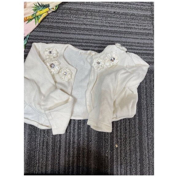 Girls Size 4 Clothing Bundle – 9-Piece Lot Sweaters Pants Dress Faux Fur Vest – - Picture 6 of 12